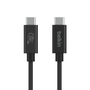 Belkin INZ004BT2MBK Cable USB USB4 Gen 2x2 2 m USB C Negro, 20 Gbit/s, 240W Power Delivery