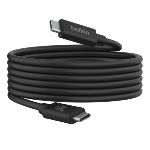 Belkin INZ004BT2MBK Cable USB USB4 Gen 2x2 2 m USB C Negro, 20 Gbit/s, 240W Power Delivery
