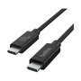 Belkin INZ004BT2MBK USB4 Cable USB-C a USB-C 240W Carga 20 Gbps Datos Thunderbolt Compatible Negro 2 Metros