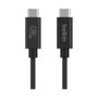 Belkin Cable USB4 USB-C a USB-C de 2 m, 240W, 20 Gbit/s, Negro