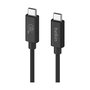 Belkin INZ004BT2MBK USB4 Cable USB-C a USB-C 240W Carga 20 Gbps Datos Thunderbolt Compatible Negro 2 Metros