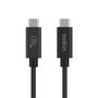 Belkin Cable USB4 USB-C a USB-C 2m 240W 20Gbit/s Negro INZ004BT2MBK
