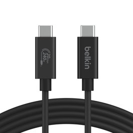 Belkin Cable USB4 USB-C a USB-C 2m 240W 20Gbit/s Negro INZ004BT2MBK