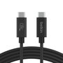 Belkin Cable USB4 USB-C a USB-C 2m 240W 20Gbit/s Negro INZ004BT2MBK