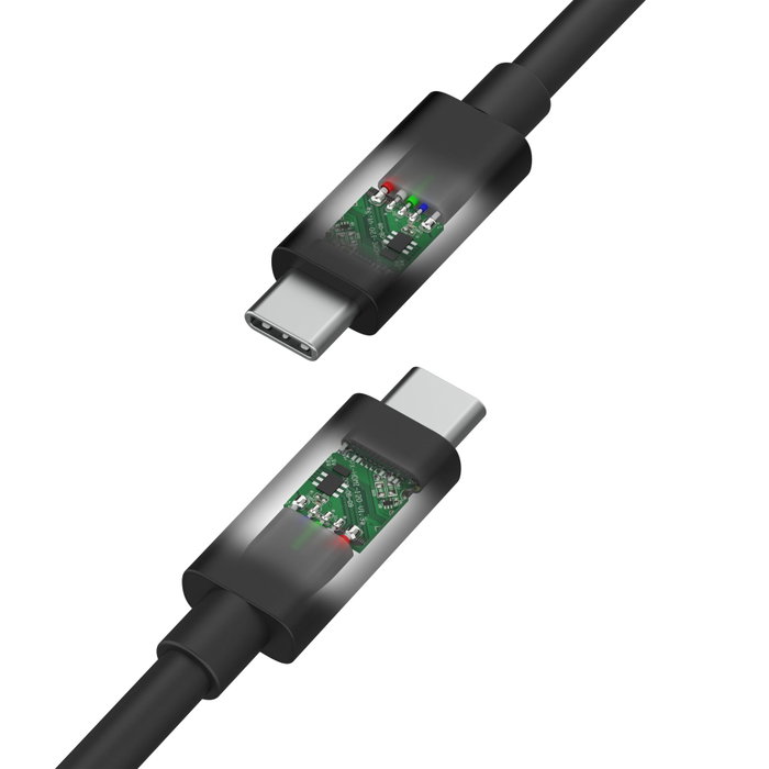 Belkin Cable USB4 USB-C a USB-C 2m 240W 20Gbit/s Negro INZ004BT2MBK Belkin Cable USB4 USB-C a USB-C 2m 240W 20Gbit/s Negro INZ004BT2MBK