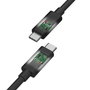 Belkin Cable USB4 USB-C a USB-C 2m 240W 20Gbit/s Negro INZ004BT2MBK