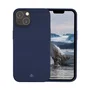 DBramante1928 Funda para iPhone 14 (6.1") de Silicona Azul - Compatible con Carga Inalámbrica, Resistente a Impactos y Rayones, Hecha de Plástico Reciclado