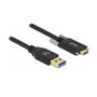 DeLOCK Cable USB 3.2 Gen 2 Tipo-A a USB Tipo-C™ con tornillos 1,5 m