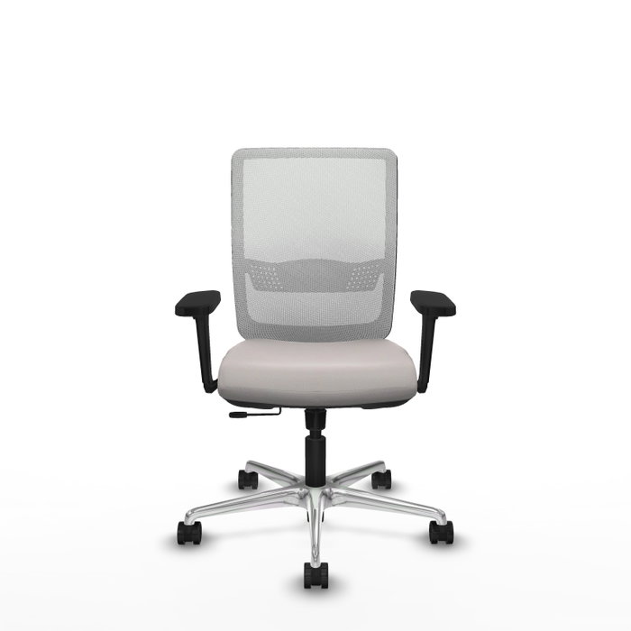PIQUERAS Y CRESPO Silla de oficina Haches Blanca con Mecanismo Sincro/Traslack y Brazos 3D PIQUERAS Y CRESPO Silla de oficina Haches Blanca con Mecanismo Sincro/Traslack y Brazos 3D