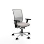 PIQUERAS Y CRESPO Silla de oficina Haches Blanca con Mecanismo Sincro/Traslack y Brazos 3D