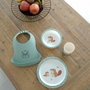 Thermobaby Mi primer set de comida para microondas - Castor - Plato, bol, taza