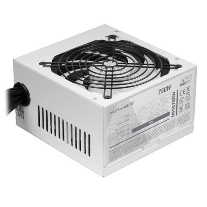 Mars Gaming MPIII750W 750W Blanca Mars Gaming MPIII750W 750W Blanca