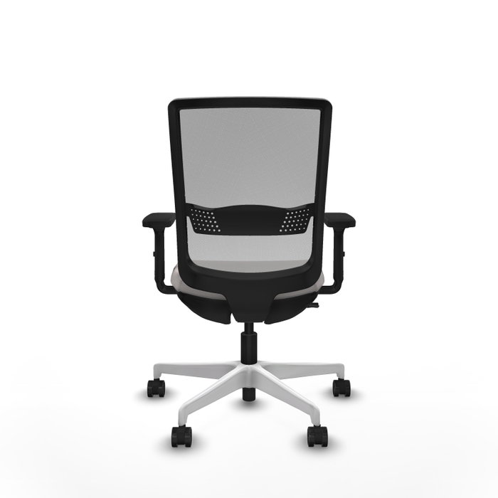 PIQUERAS Y CRESPO Silla de oficina Haches con mecanismo Sincro/Traslack Blanco y Gris