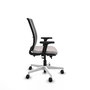 PIQUERAS Y CRESPO Silla de oficina Haches con mecanismo Sincro/Traslack Blanco y Gris