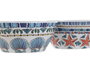 DKD Home Decor Cuencos de Melamina ATENAS Surtido de Colores (Pack de 12) de 13x13x5,5 cm