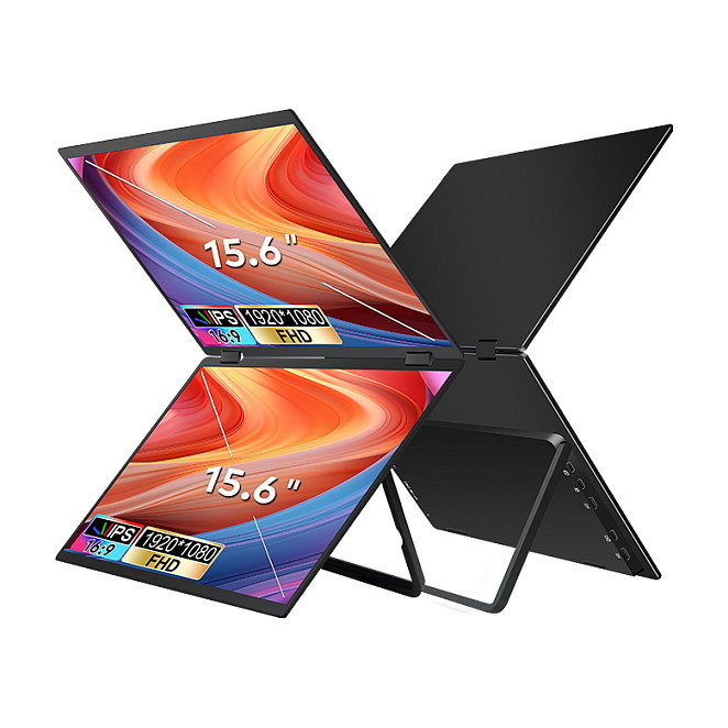 Extralink Smart Life T01 Monitor Portátil de Doble Pantalla 15.6 IPS