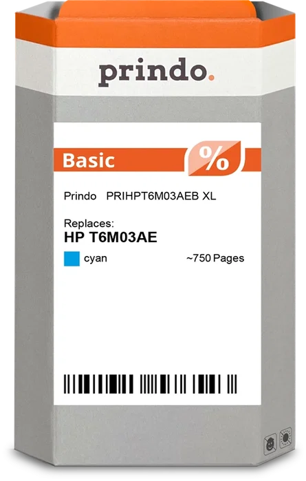 Prindo Cartucho de tinta Basic XL cian compatible con HP 903 XL Prindo Cartucho de tinta Basic XL cian compatible con HP 903 XL