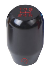 Occ Sport Pomo Palanca De Cambios Aluminio Negro Diseño Redondo 5 Marchas OCCPOM004 para Personalización y Uso Sport