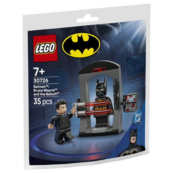 LEGO 30726 Super Heroes Batman: Bruce Wayne und der Batsuit (Polybag) Set de Construcción 35 Piezas, 7+ Años, Multicolor