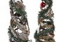 DKD Home Decor Árbol de Navidad Natural Verde 14 x 51 x 14 cm (2 Unidades)