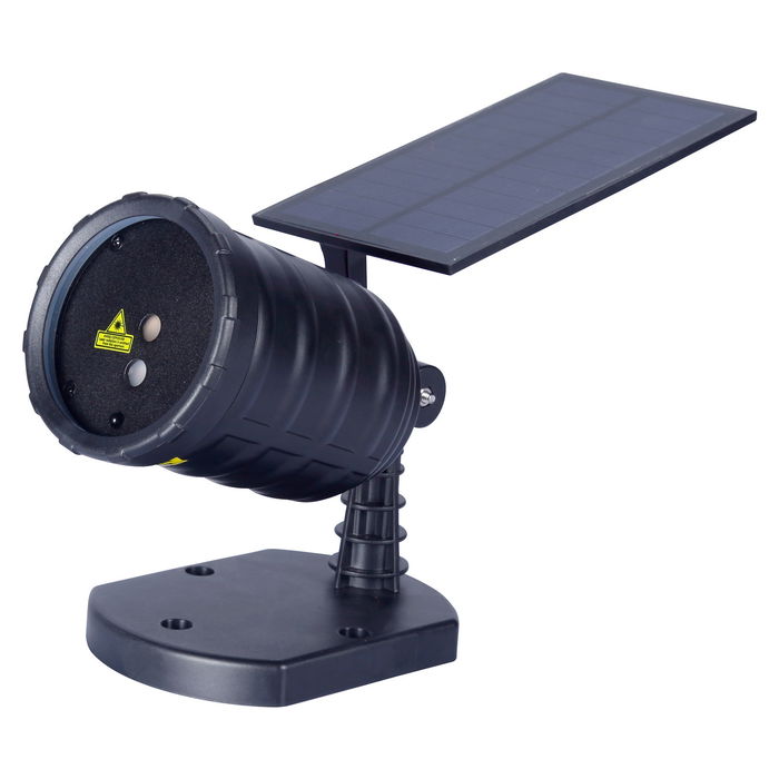 Ultron 239697 Proyector LED Láser Sterneffekt Rot/Grün - Iluminación Exterior Jardín IP65 Solar