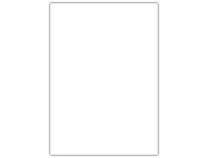 Liderpapel Cartulina 50x65 cm 180g/m2 Blanco Paquete 25 Hojas para Dibujo y Manualidades