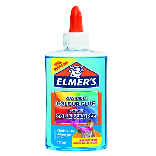 Elmer's Bote de Pegamento Azul Translúcido 147ml