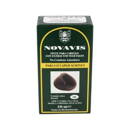 NOVAVIS Tinte 5D Castaño Claro Dorado 135Ml Cabello Libre Amoníaco