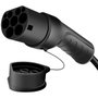 LogiLink Cable de carga para vehículo eléctrico Type 2 Espiral 22kW 5m Negro + Bolsa