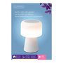 Lumineo Lámpara LED con Altavoz Bluetooth Recargable Exterior/Interior Blanca 22.5 cm 894417