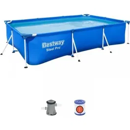 Bestway Piscina Rigida Adulto con Depurador 300x201x66 cm Jardin 56411