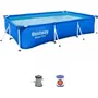 Bestway Piscina Rigida Adulto con Depurador 300x201x66 cm Jardin 56411