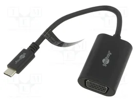 GOOBAY Adaptador USB 3.1 a VGA D-Sub 15 pin y USB C
