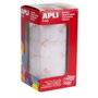 Apli Gomets Redondos 20mm Blancos Rollo