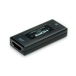 VALUE 14.99.3459 Cable HDMI 4K 2.0 Extensión/Repetidor Activo 20 Metros, Negro, 3840x2160 60Hz, Plug and Play