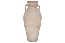 DKD Home Decor Ánfora Mediterráneo Jerba 40 x 98 x 40 cm Terracota Artesanal Hecho a Mano