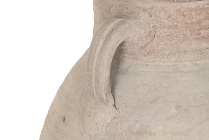 DKD Home Decor Ánfora Mediterráneo Jerba 40 x 98 x 40 cm Terracota Artesanal Hecho a Mano