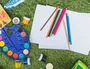 Liderpapel Acuarela de 12 colores con pincel, depósito y paleta de plástico