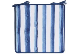 DKD Home Decor Cojín para Silla Impermeable Azul 38x38x2 cm
