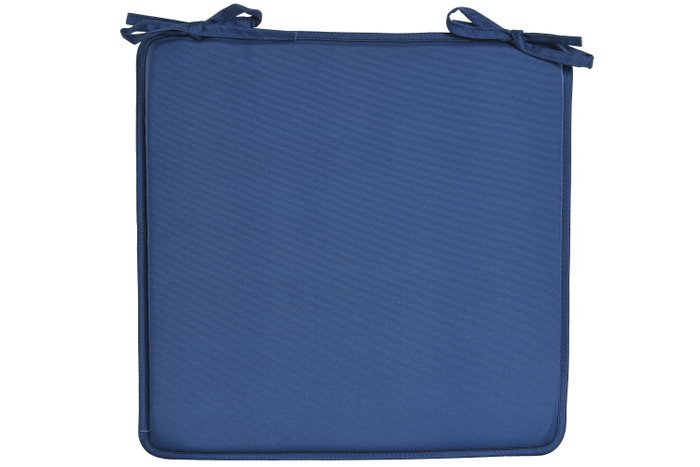DKD Home Decor Cojín para Silla Impermeable Azul 38x38x2 cm