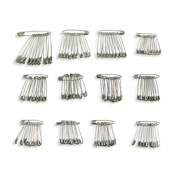 Elegance Imperdibles metálicos 120 uds