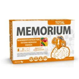 DIETMED Memorium Total - Suplemento para Memoria y Concentración con Zynamite, Coenzima Q10, Colina y Vitaminas B y C - 30 Ampollas