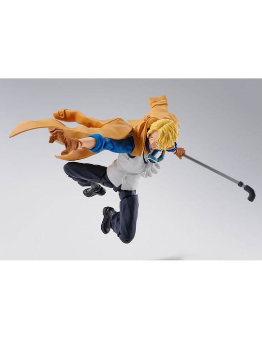 Tamashii Nations S.H. Figuarts Figura de Sabo, Chief of Staff del Ejército Revolucionario, de la serie One Piece, Anime, PVC/ABS, 15.5 cm