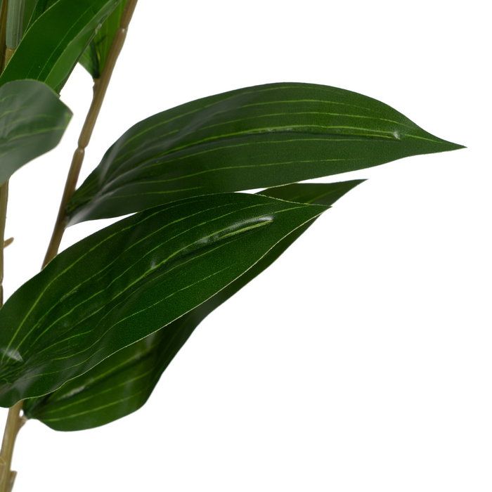 Flor Lirio Blanco Goma Decoración 58 cm (Set de 6)