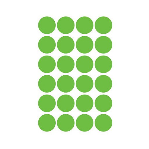 AVERY Zweckform Etiquetas Autoadhesivas 3597 Verdes 18,0 mm