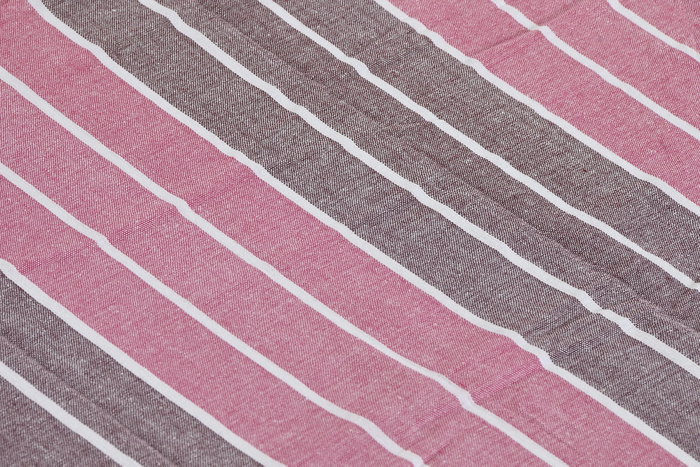 DKD Home Decor Toalla Mediterraneo Rosa Naranja Algodon Poliester 170 x 90 cm (6 Unidades)