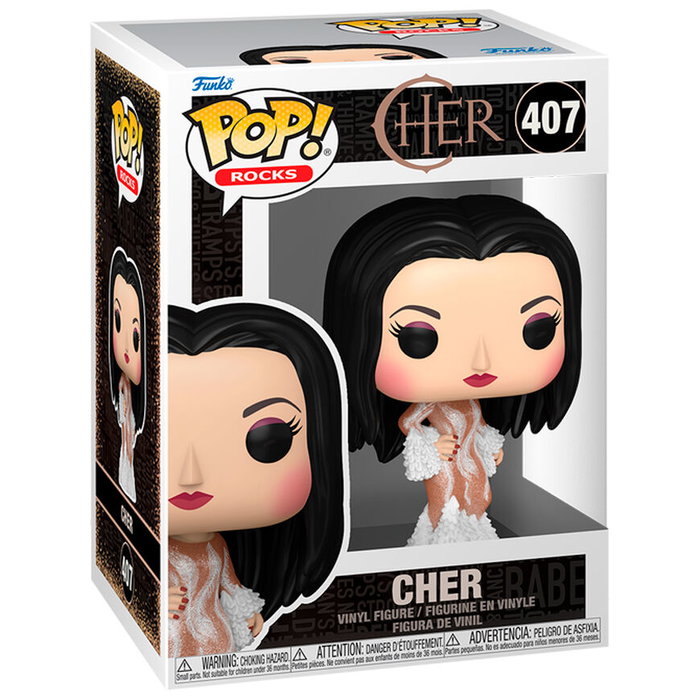 Funko POP! Rocks Cher (Met Gala 1974) Figura de Vinilo de 9 cm