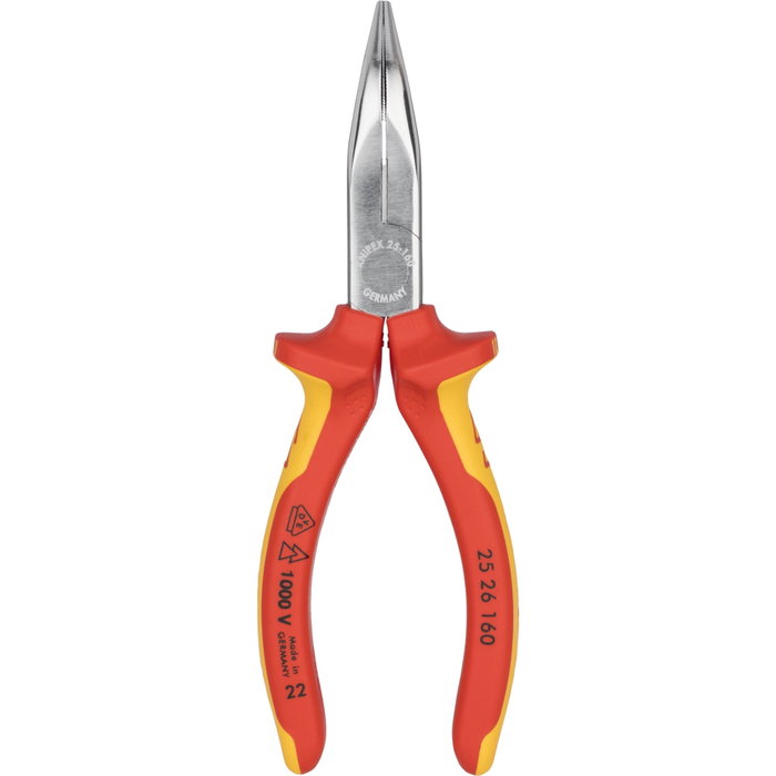 Knipex Alicates de punta plana y redonda con filo de corte 160 mm Knipex Alicates de punta plana y redonda con filo de corte 160 mm