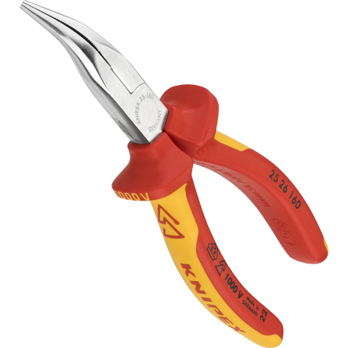 Knipex Alicates de punta plana y redonda con filo de corte 160 mm Knipex Alicates de punta plana y redonda con filo de corte 160 mm