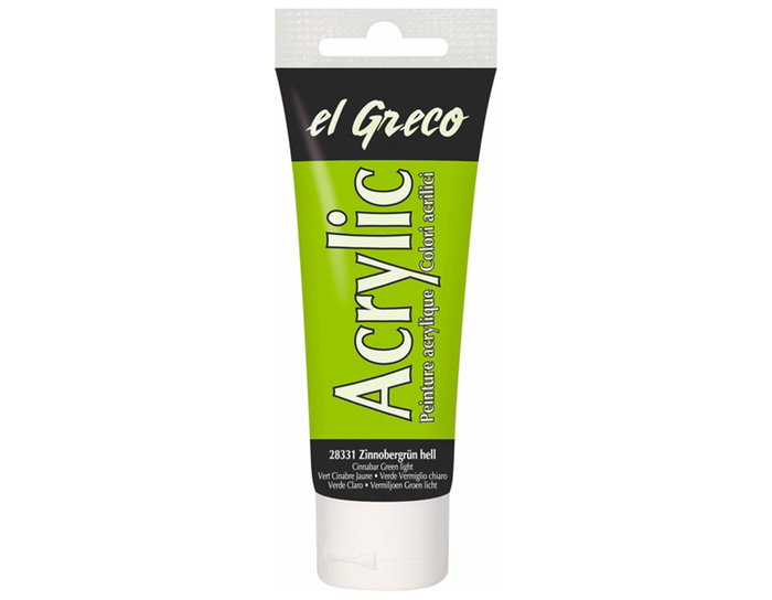 Kreul Pintura acrílica Verde Vermilion Green light 75ml Kreul Pintura acrílica Verde Vermilion Green light 75ml